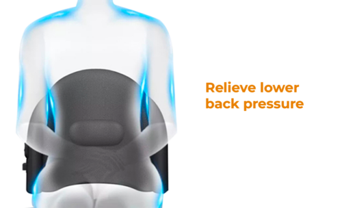 alivio de presión lumbar para conductores profesionales