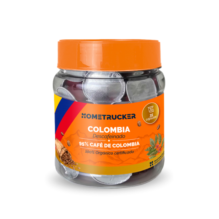 Cápsulas Nespresso descafeinado Colombia para camioneros 35 unidades HomeTrucker
