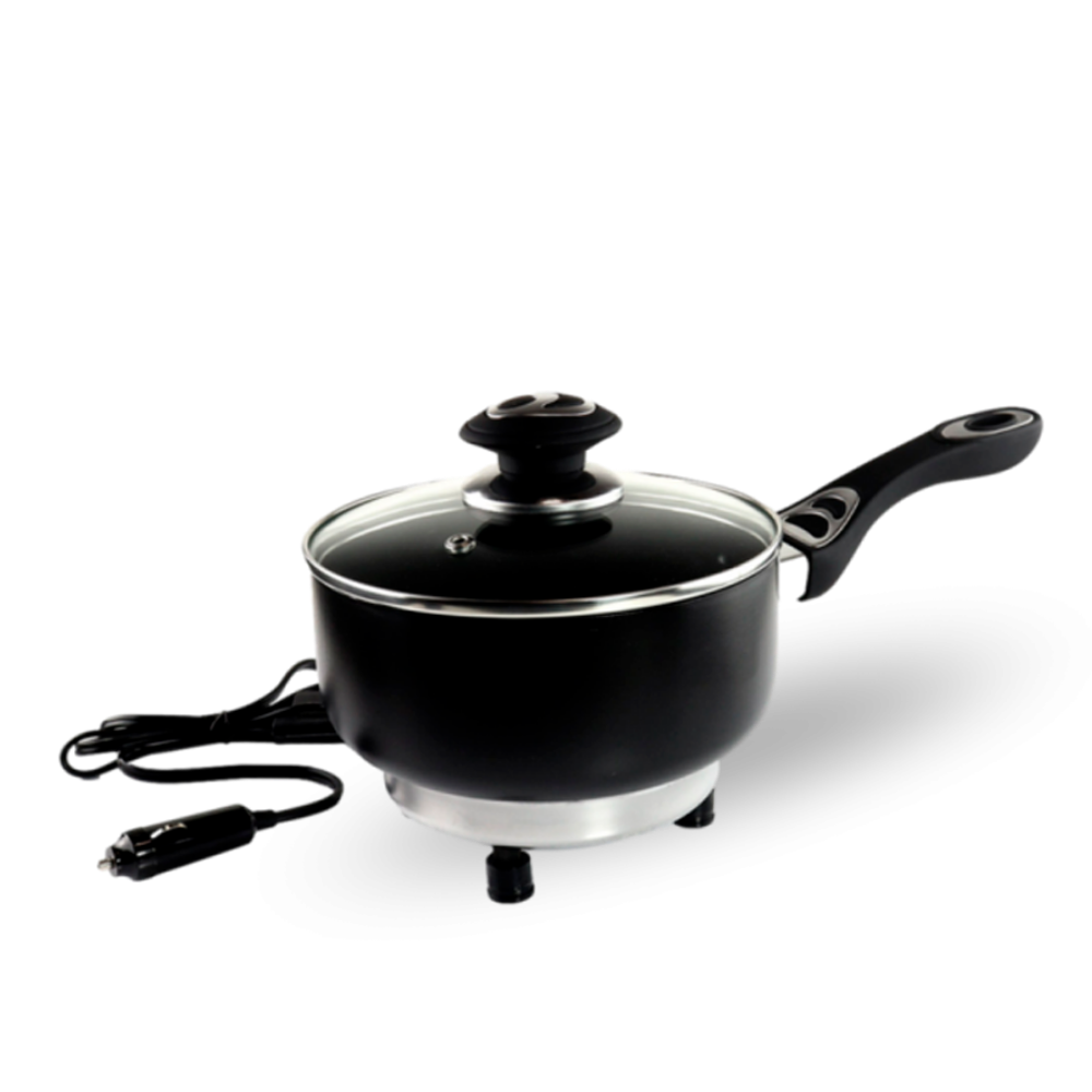 Olla Eléctrica de 24v para Uso en Camión y Autocaravana, Antiadherente 18x8cm.