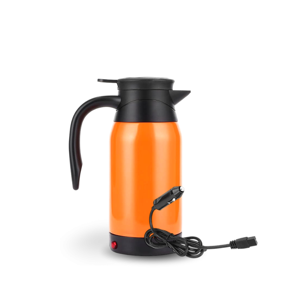 Hervidor Eléctrico para Camiones y Vehículos 24V - 1200ML, Ideal para Viajes Largos y Aventura